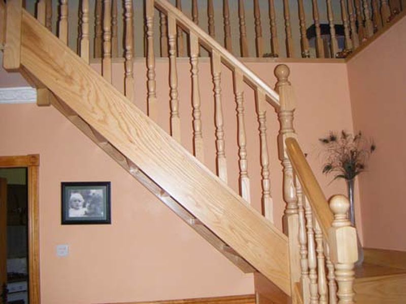 Ash Stairs - Inniskeen Joinery Works
